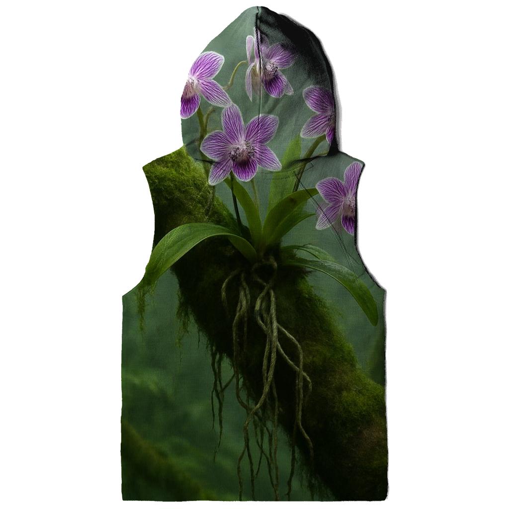 Orchid Roots In Misty Cloud Forest premium hoodies