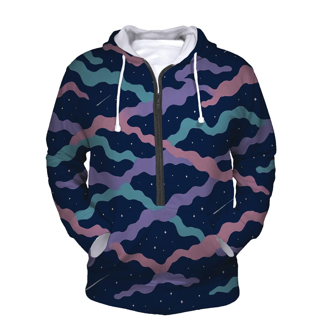 Nebula Filament Driftfield graphic hoodies