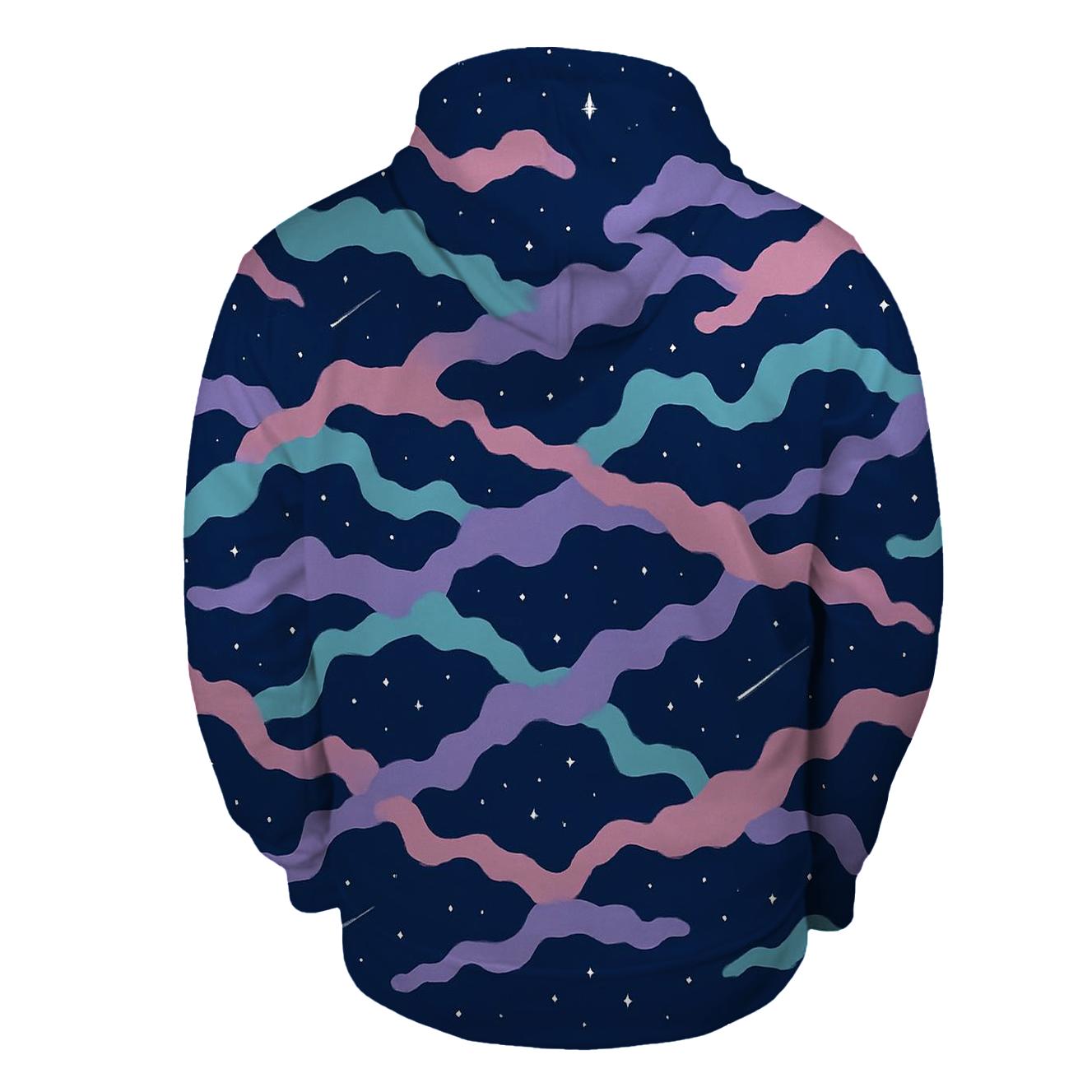 Nebula Filament Driftfield graphic hoodies