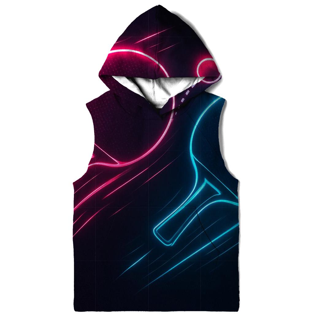 Neon Table Tennis Duel designer hoodies
