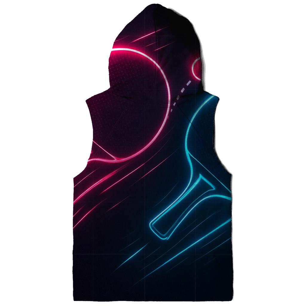 Neon Table Tennis Duel designer hoodies