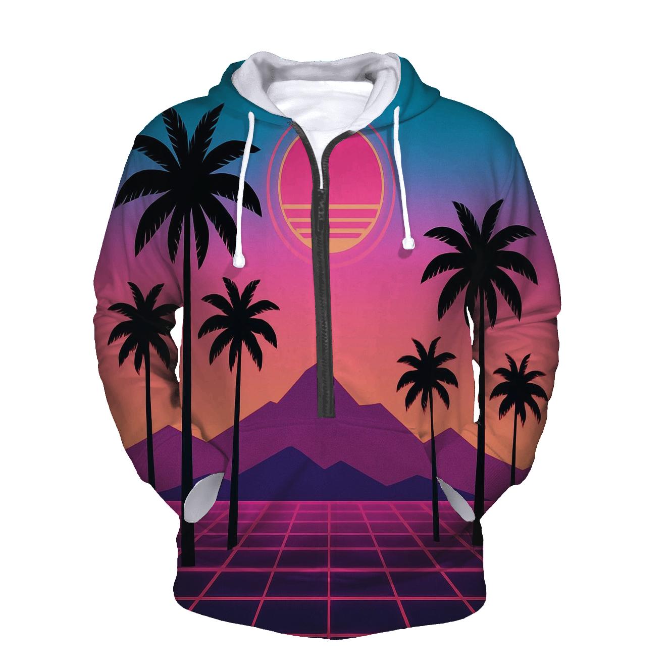 Laser Palm Mirage hoodies fashion