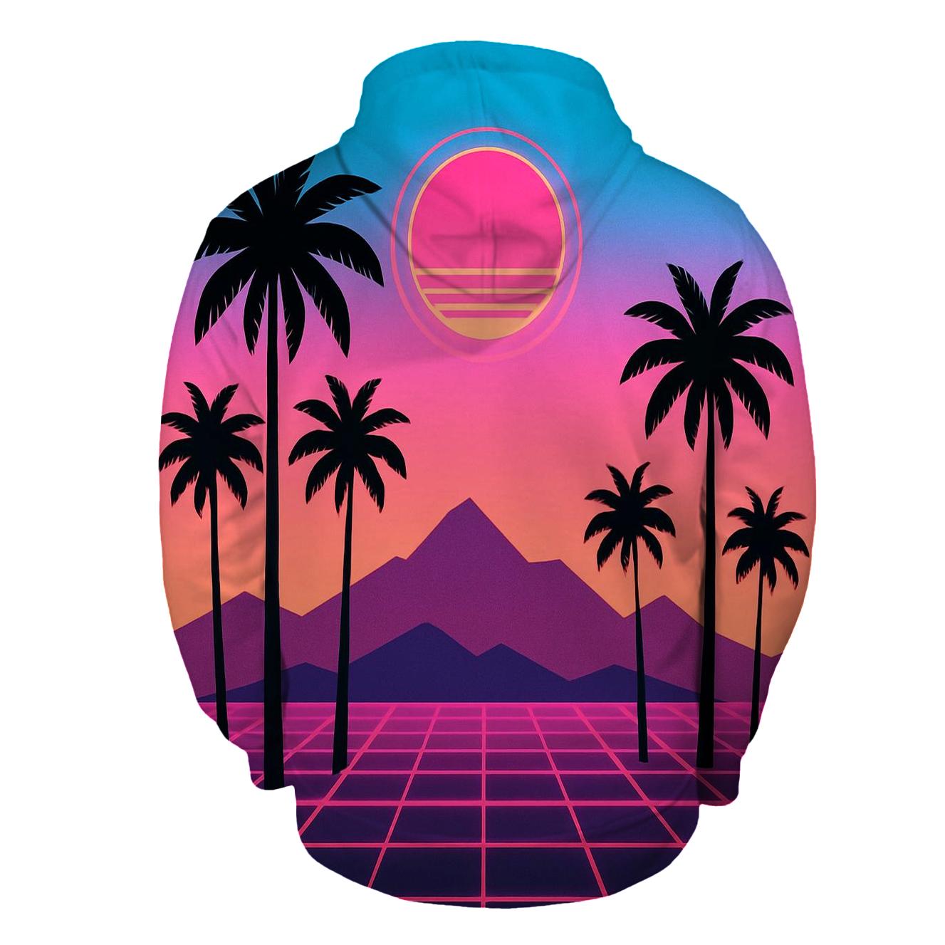 Laser Palm Mirage hoodies fashion