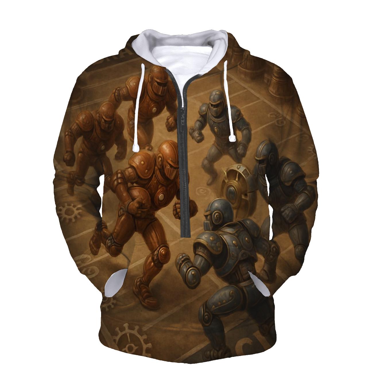 Clockwork Rivals On The Iron Field zip-up hoodies
