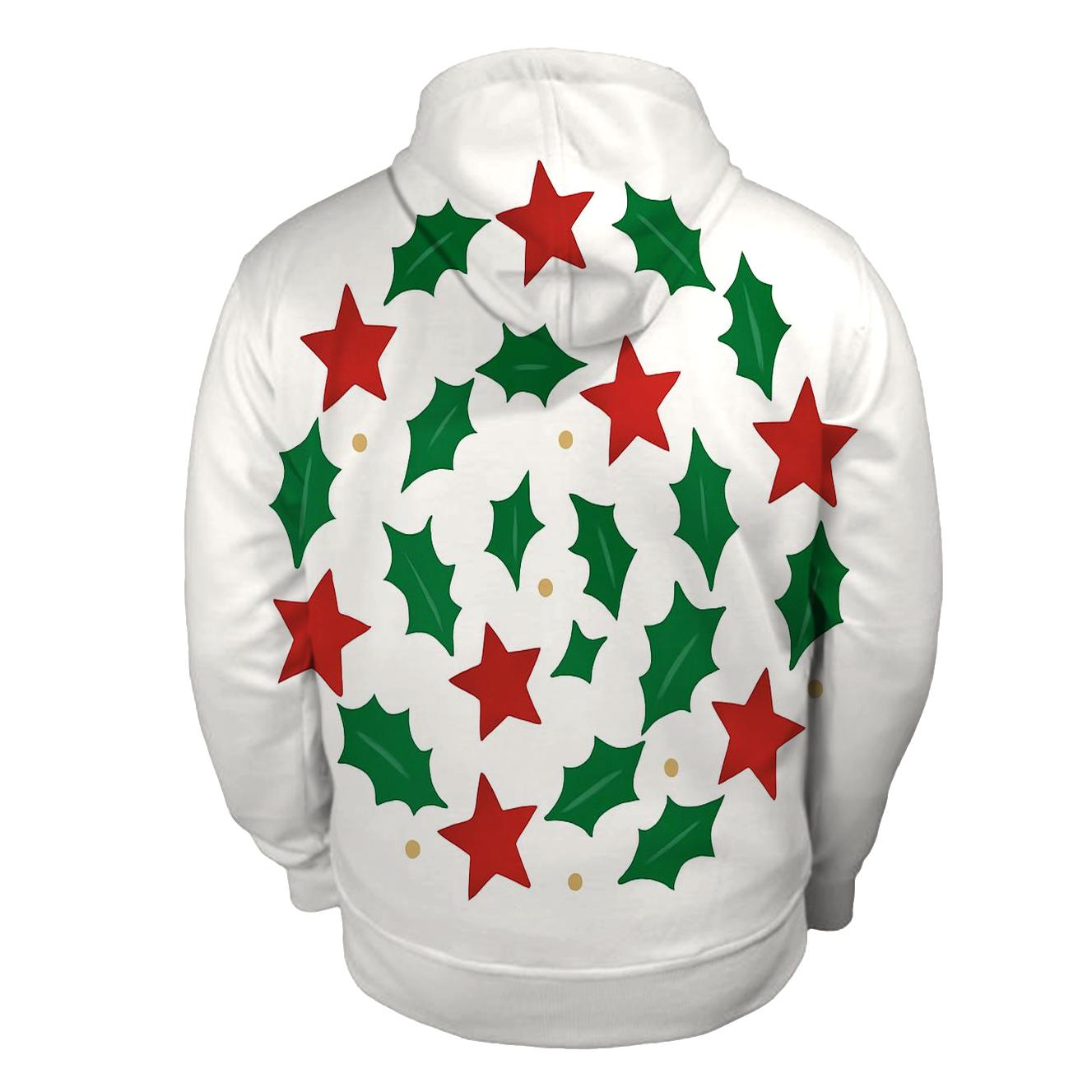 Starlit Holly Spiral lightweight hoodies