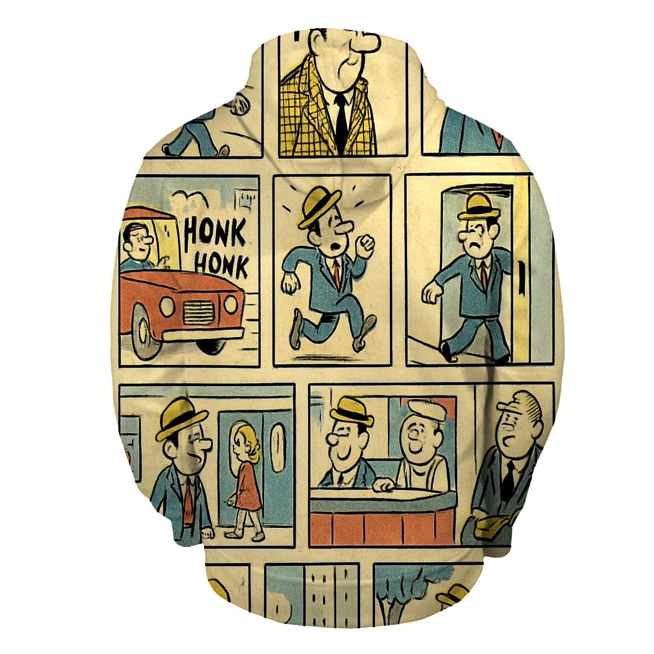 Classic Newspaper Comic Strip Page custom hoodies