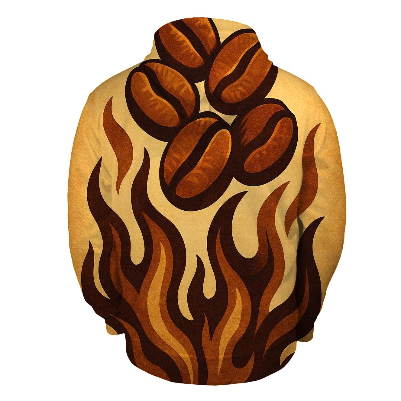 Ember Roast Flames printed hoodies