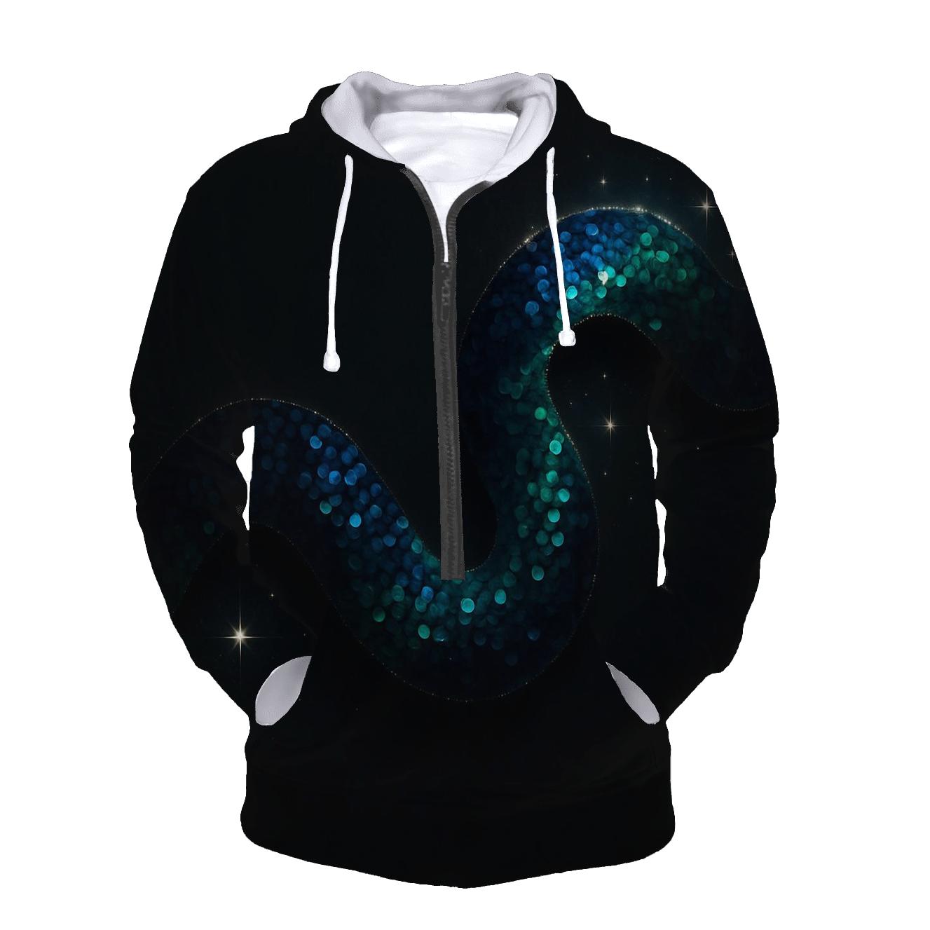 Midnight Serpent Shimmer hoodie styles