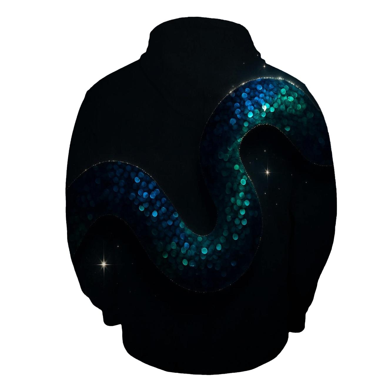 Midnight Serpent Shimmer hoodie styles