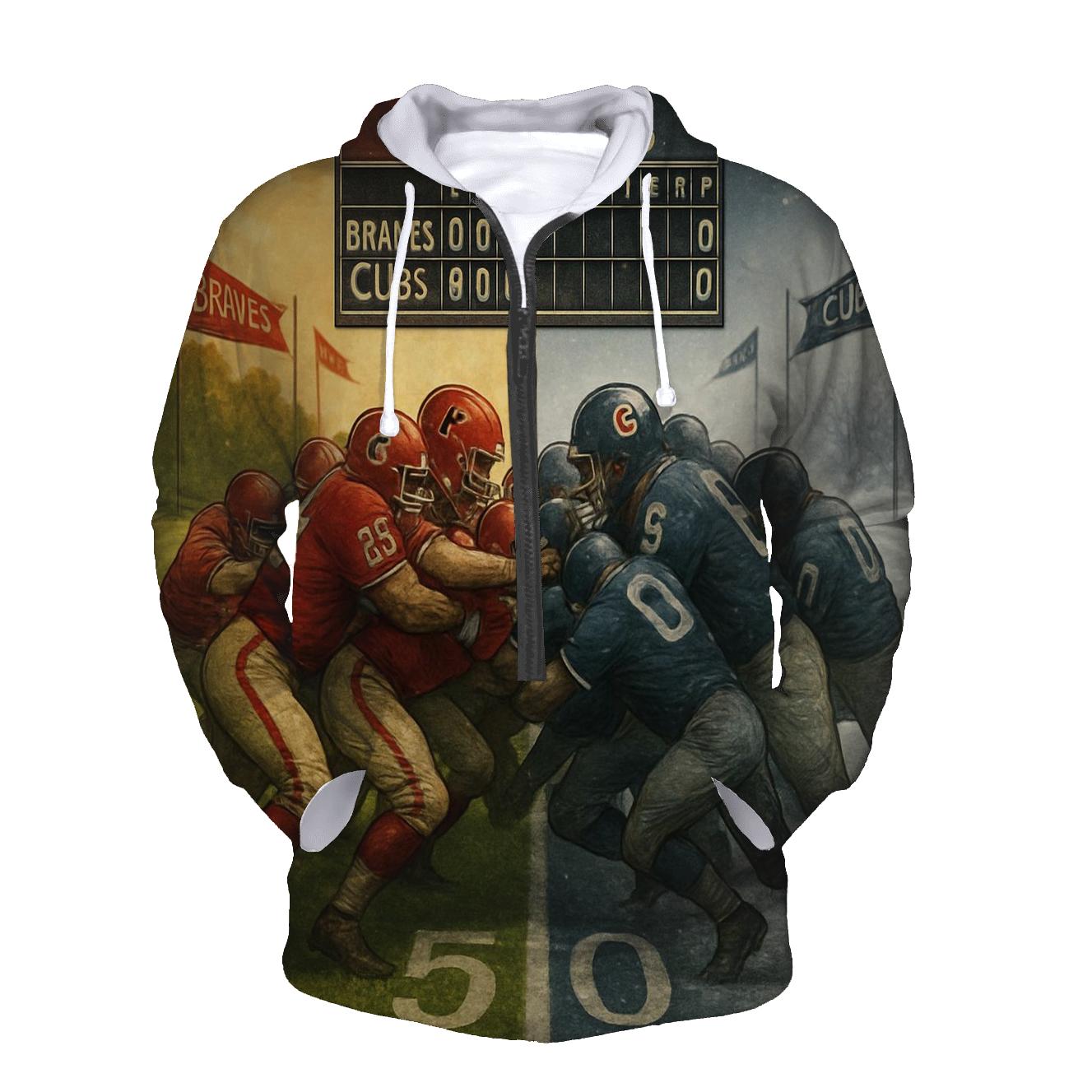 Stadium Of Two Seasons Braves Cubs Divide hoodie styles