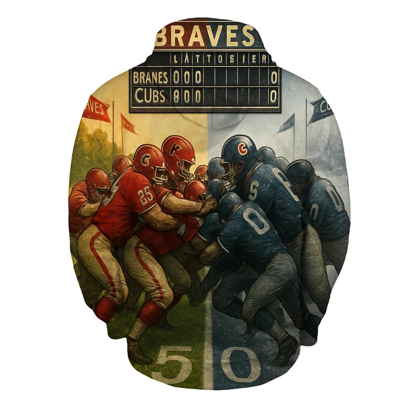Stadium Of Two Seasons Braves Cubs Divide hoodie styles