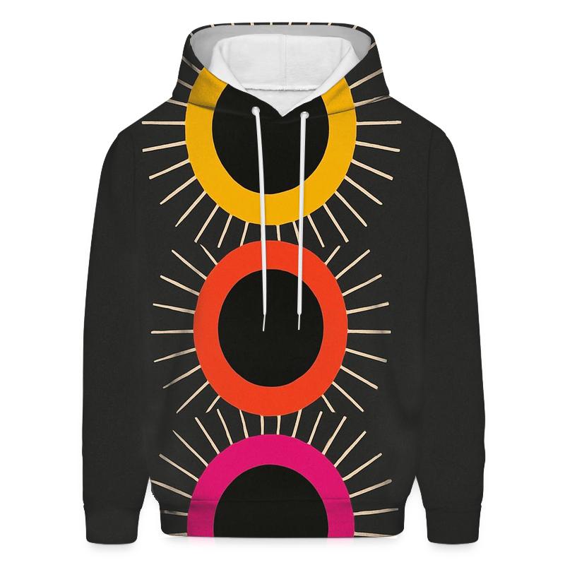 Triple Eclipse Corona Bands lightweight hoodies