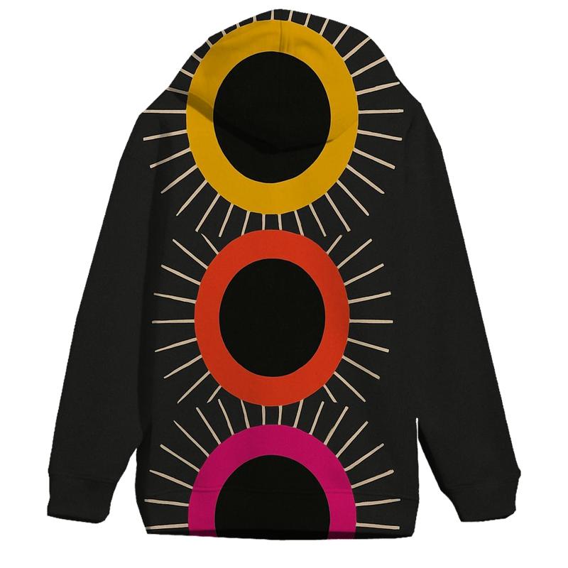 Triple Eclipse Corona Bands lightweight hoodies