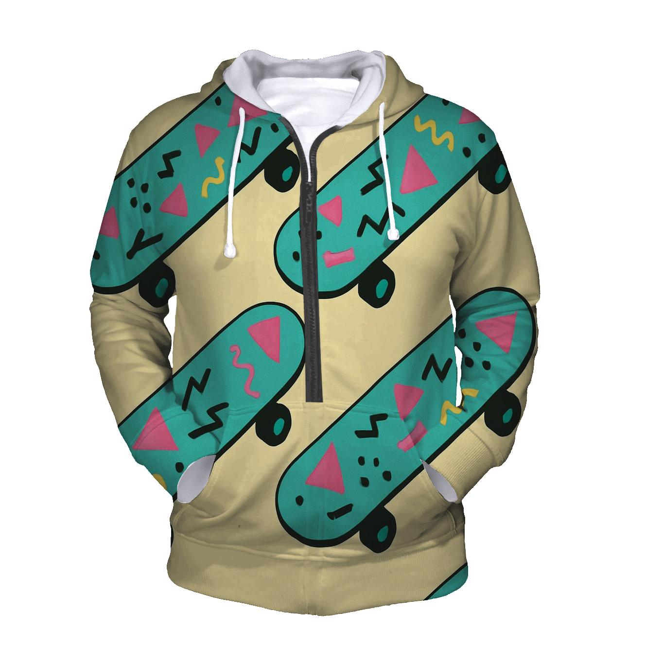 Memphis Skateboard Parade printed hoodies
