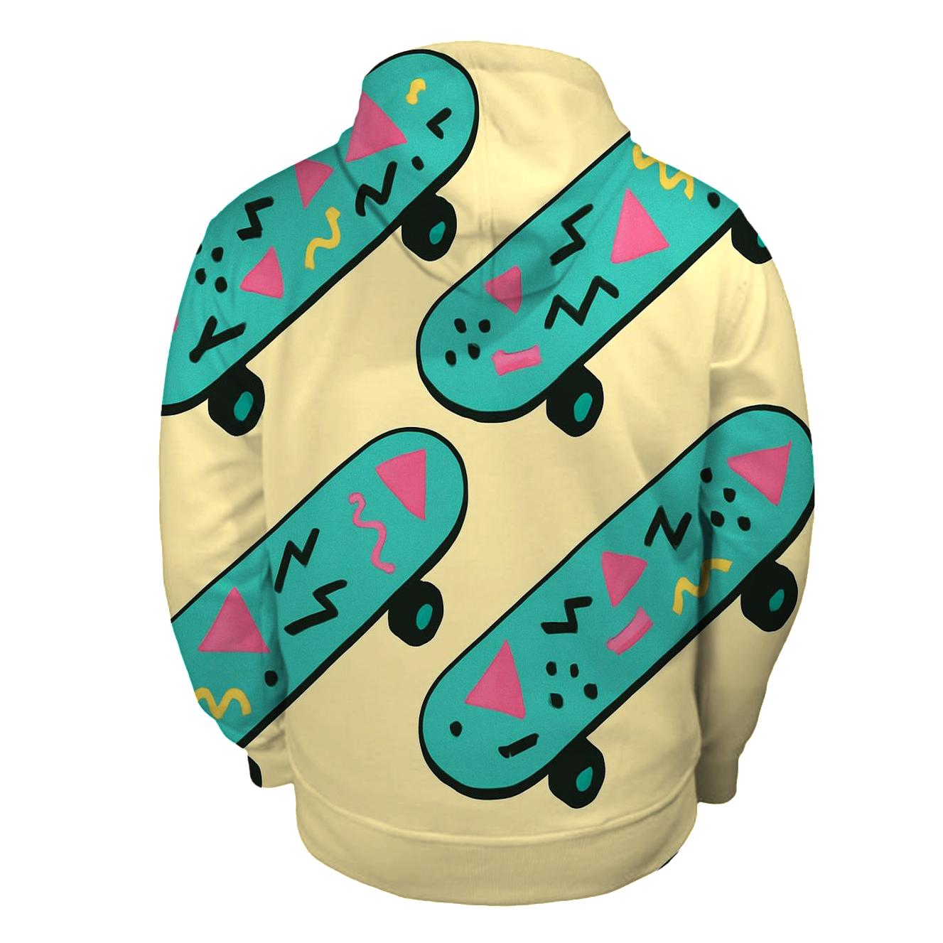 Memphis Skateboard Parade printed hoodies