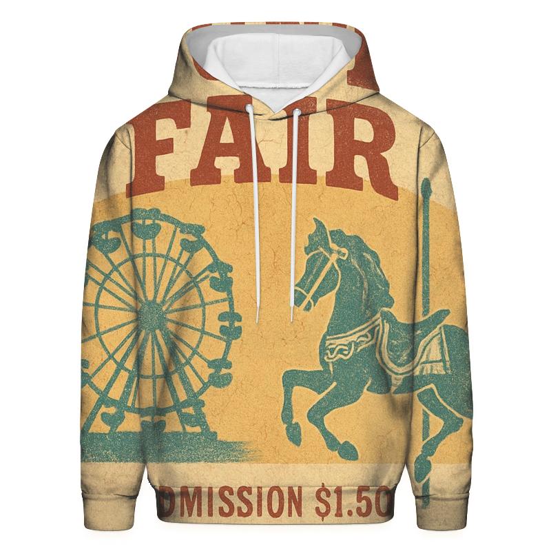 Faded County Fair Poster hoodie designs