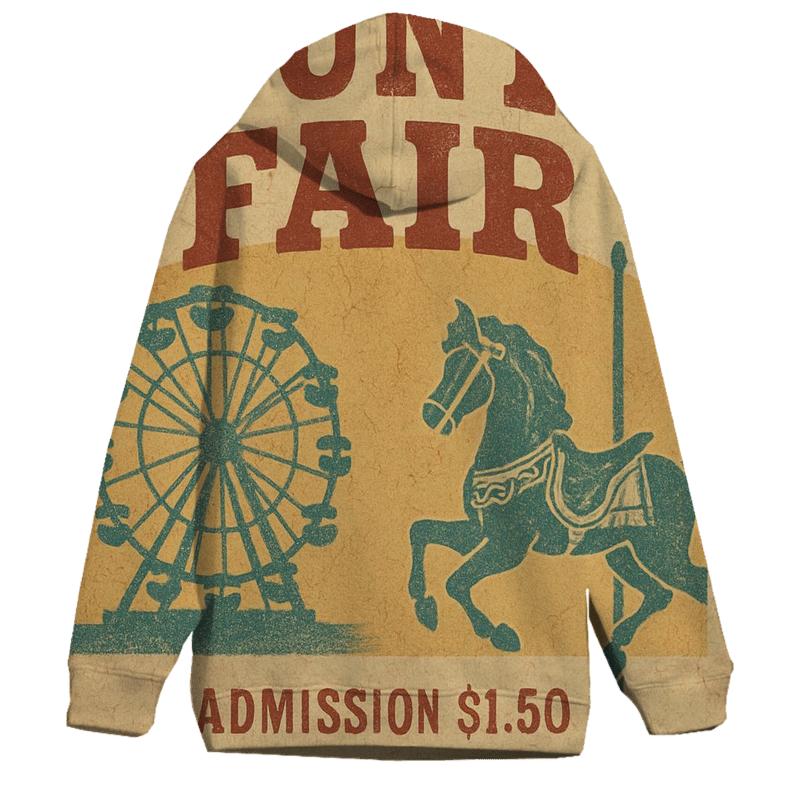 Faded County Fair Poster hoodie designs