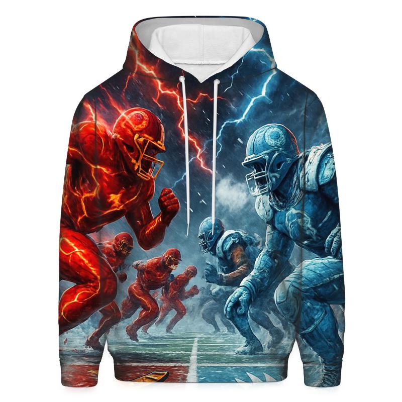 Braves Lightning Blitz Versus Cubs Frost Line pullover hoodies