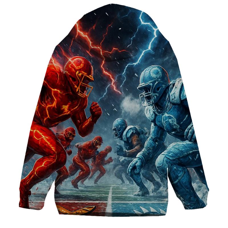 Braves Lightning Blitz Versus Cubs Frost Line pullover hoodies