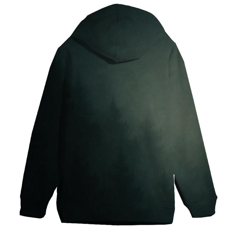 Midnight Forest Fade graphic hoodies