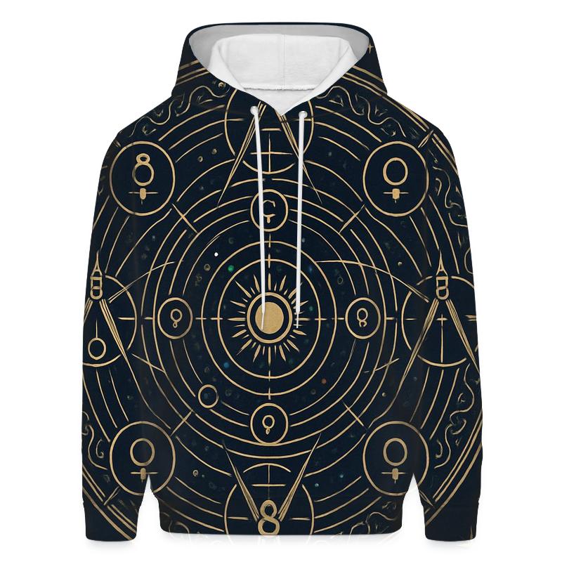 Stellar Compass Mandala hoodies fashion