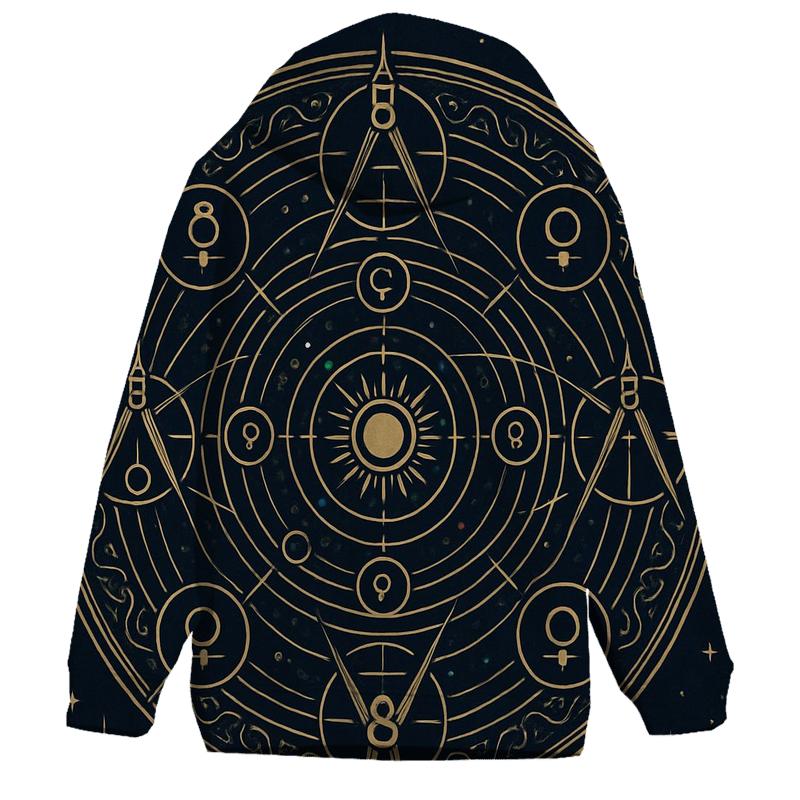 Stellar Compass Mandala hoodies fashion