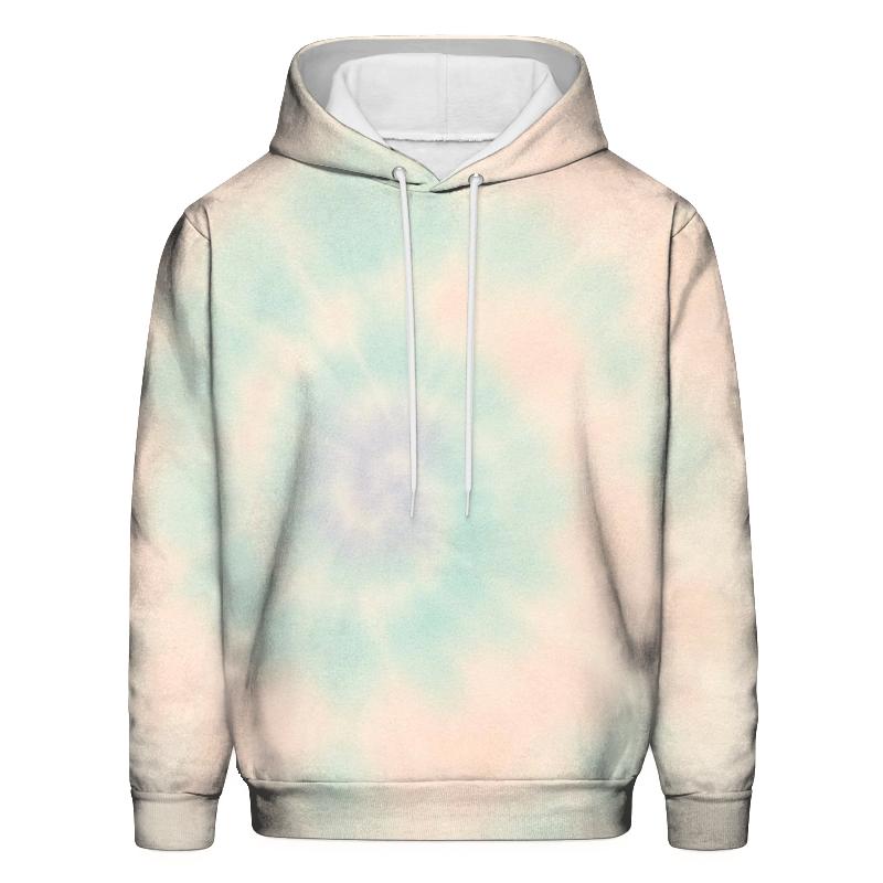 Pastel Overdye Cloud Drift graphic hoodies