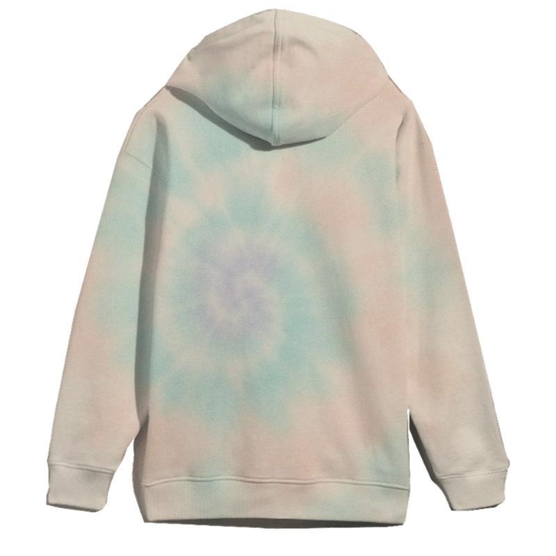 Pastel Overdye Cloud Drift graphic hoodies