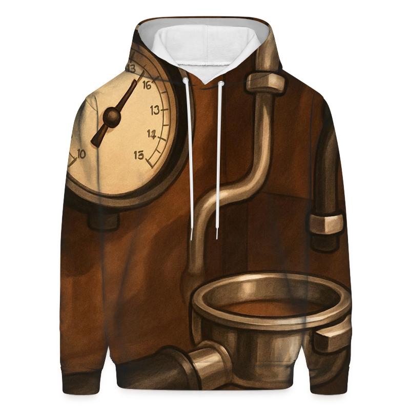 Pressure Gauge Espresso hoodie designs