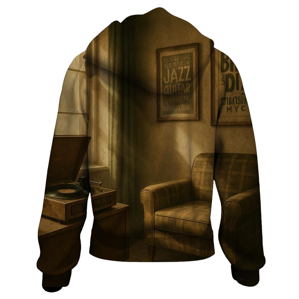 Rustic Vinyl Listening Room hoodie trends