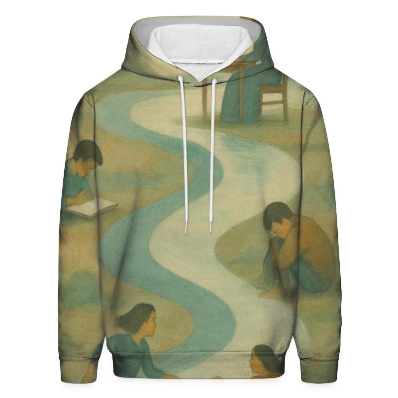 Her Patience The Quiet River Beneath Your Days designer hoodies