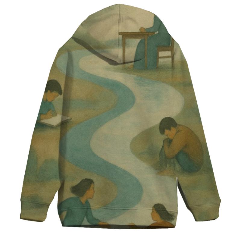 Her Patience The Quiet River Beneath Your Days designer hoodies