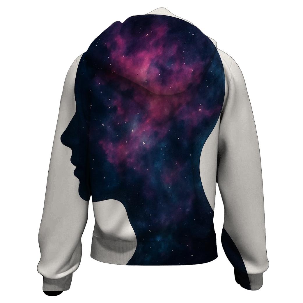 Nebula Bloom Portrait pullover hoodies