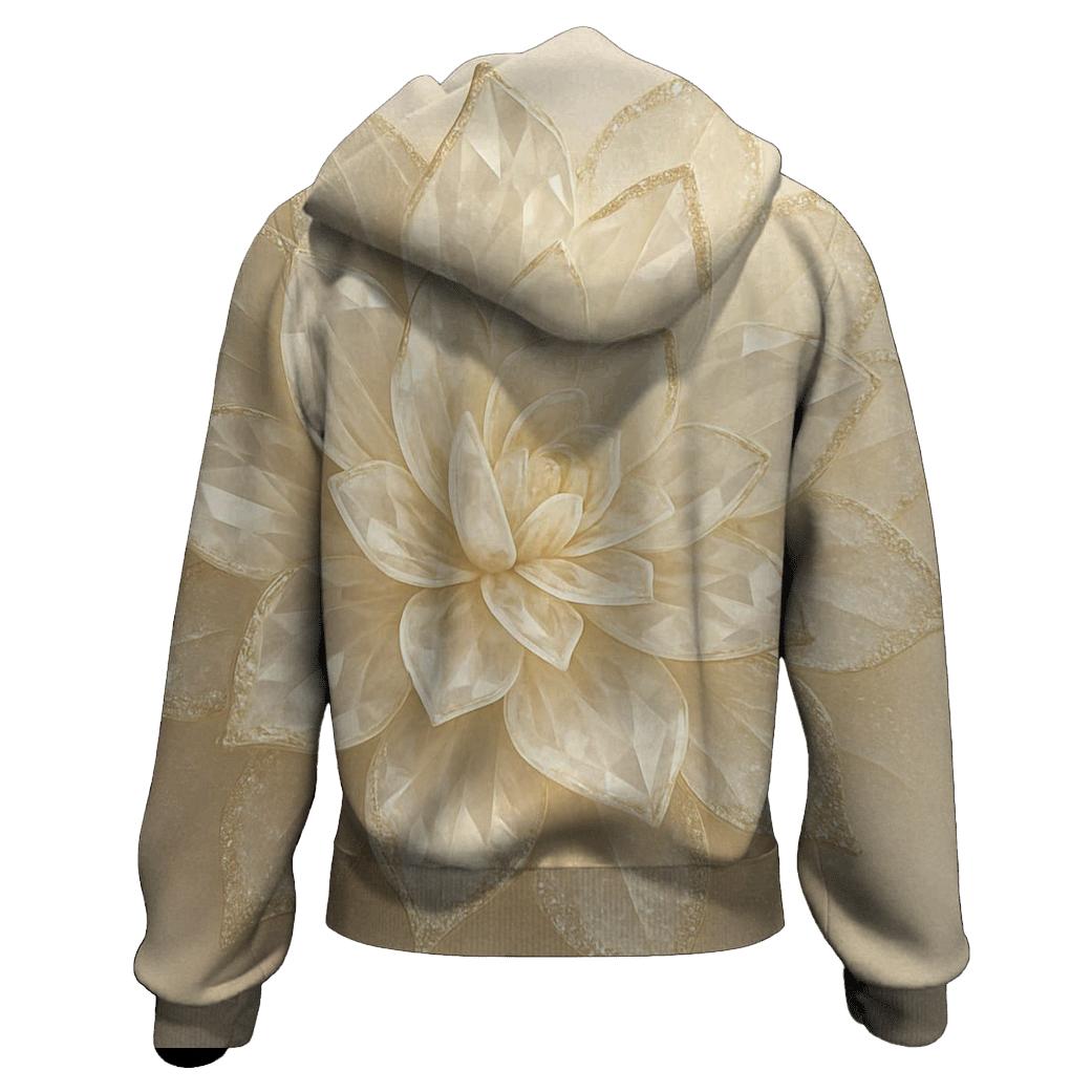 Champagne Crystal Bloom hoodie trends