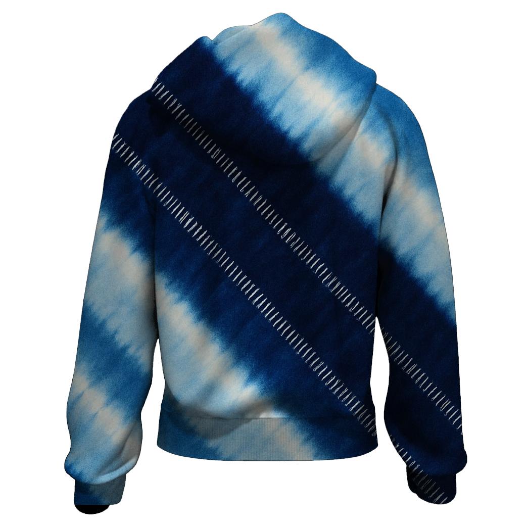 Indigo Arashi Rainfall Flow hoodie styles