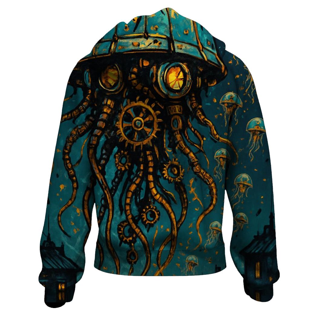 Clockwork Jellyfish Parade designer hoodies