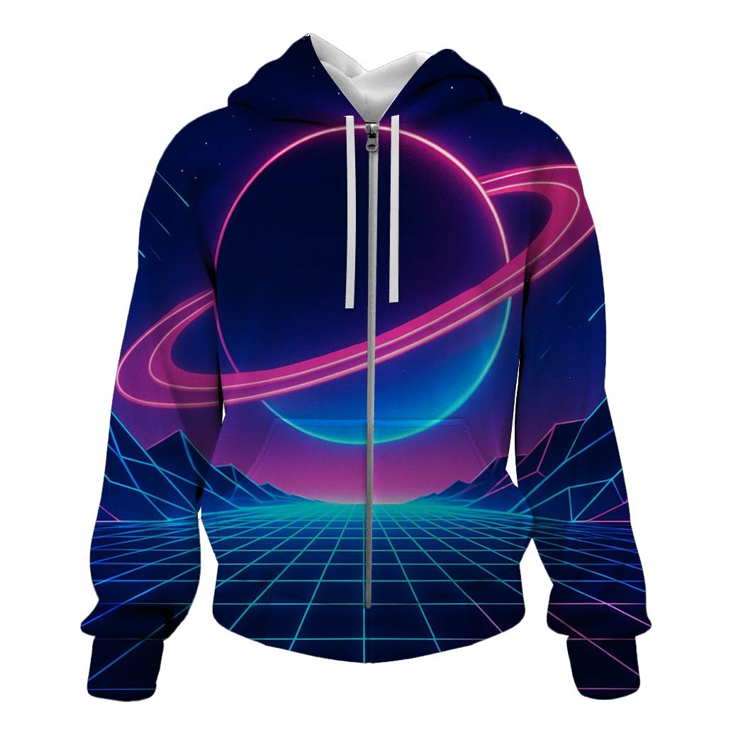 Retro Orbital Arcade Grid hoodies fashion