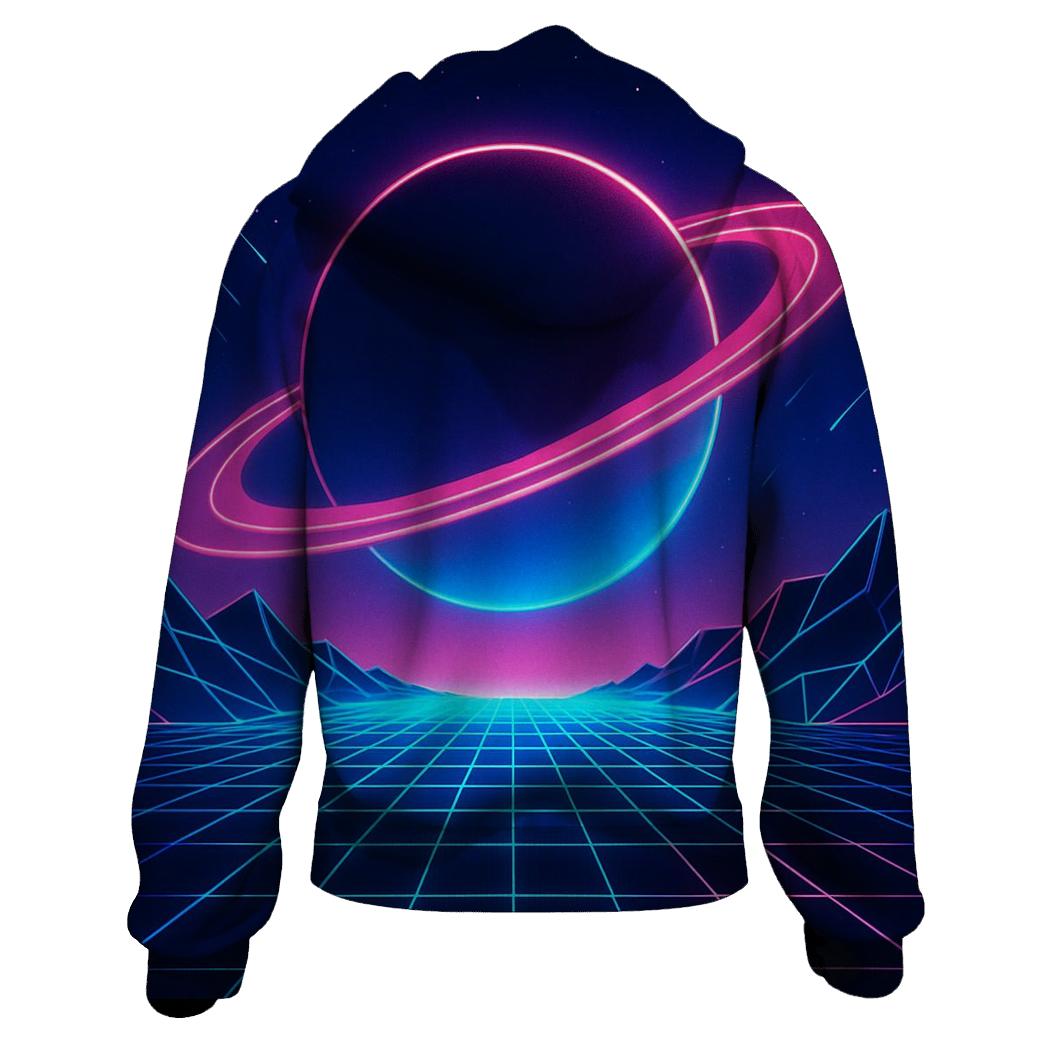 Retro Orbital Arcade Grid hoodies fashion