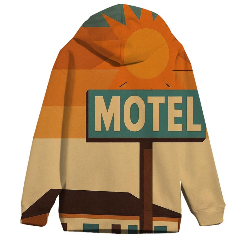 Sunburst Motel Sign premium hoodies