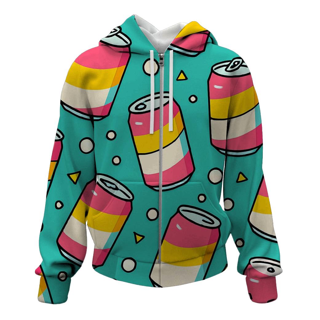 Retro Soda Pop Bubbles designer hoodies