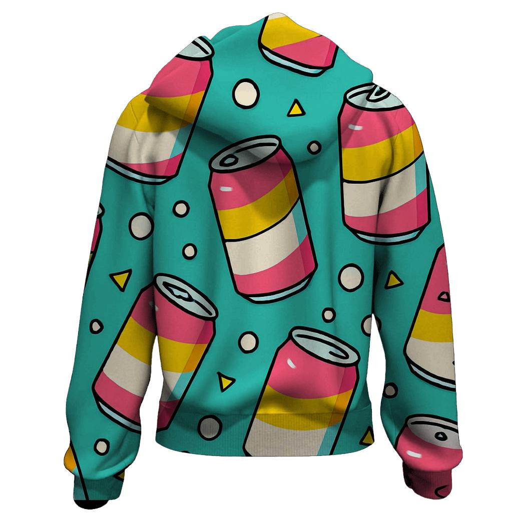 Retro Soda Pop Bubbles designer hoodies