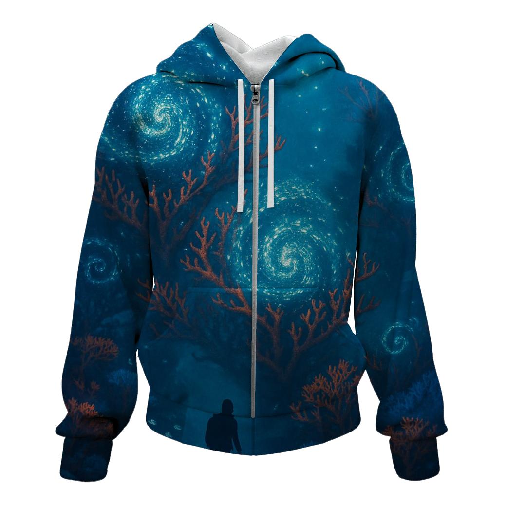 Cosmic Coral Reef hoodies fashion