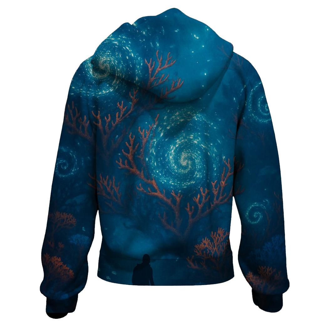 Cosmic Coral Reef hoodies fashion