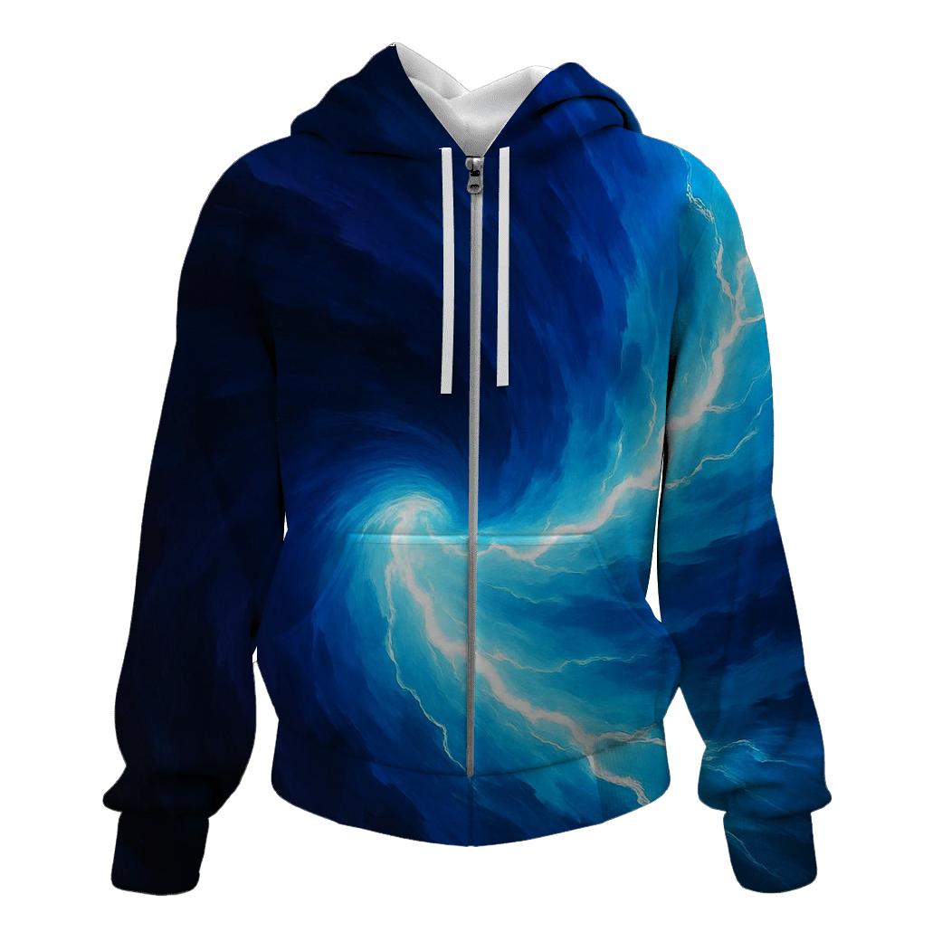 Electric Storm Arc zip-up hoodies