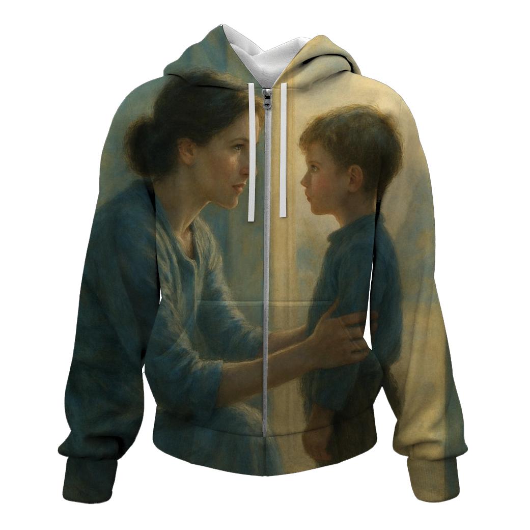 The Silent Promise Held In Her Eyes hoodie designs