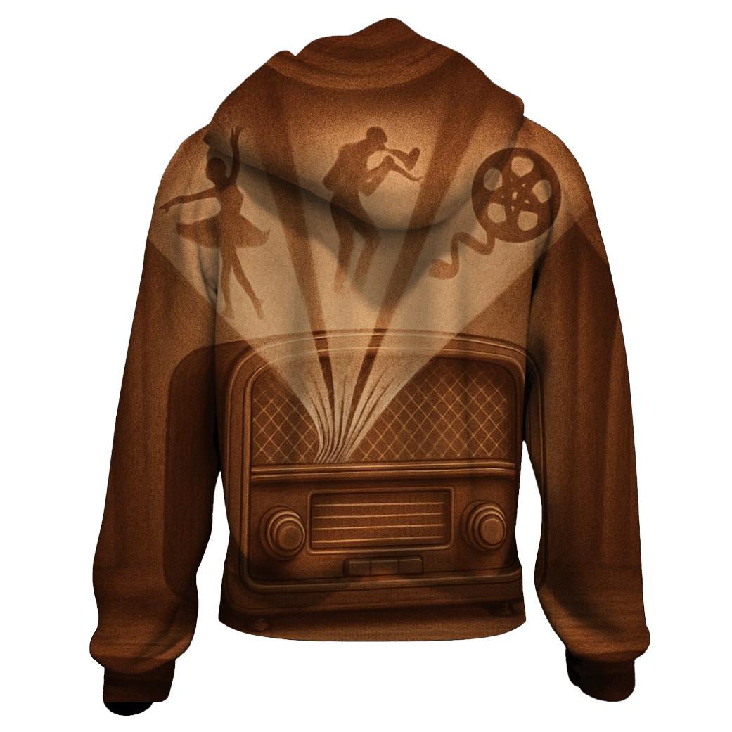 Sepia Radio Theatre Reverie zip-up hoodies