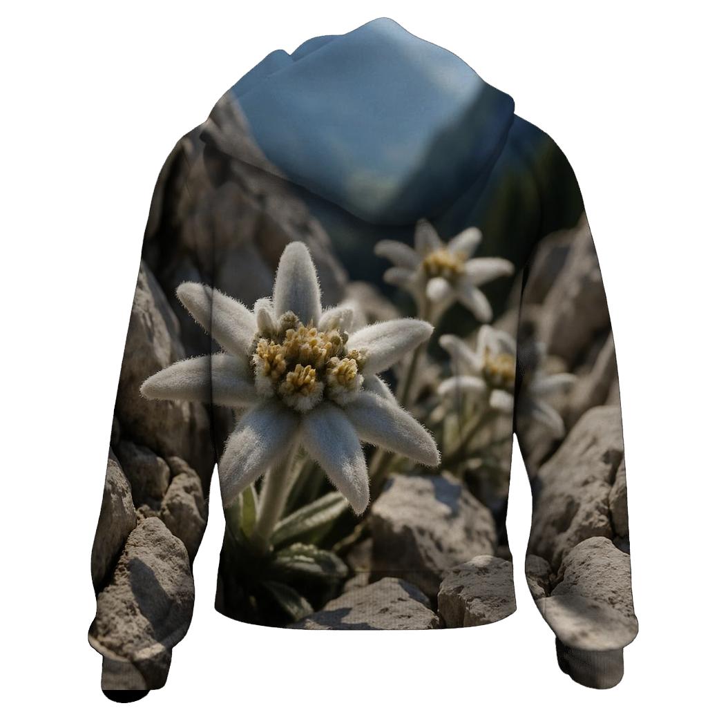 Alpine Edelweiss Among Weathered Limestone hoodies fashion