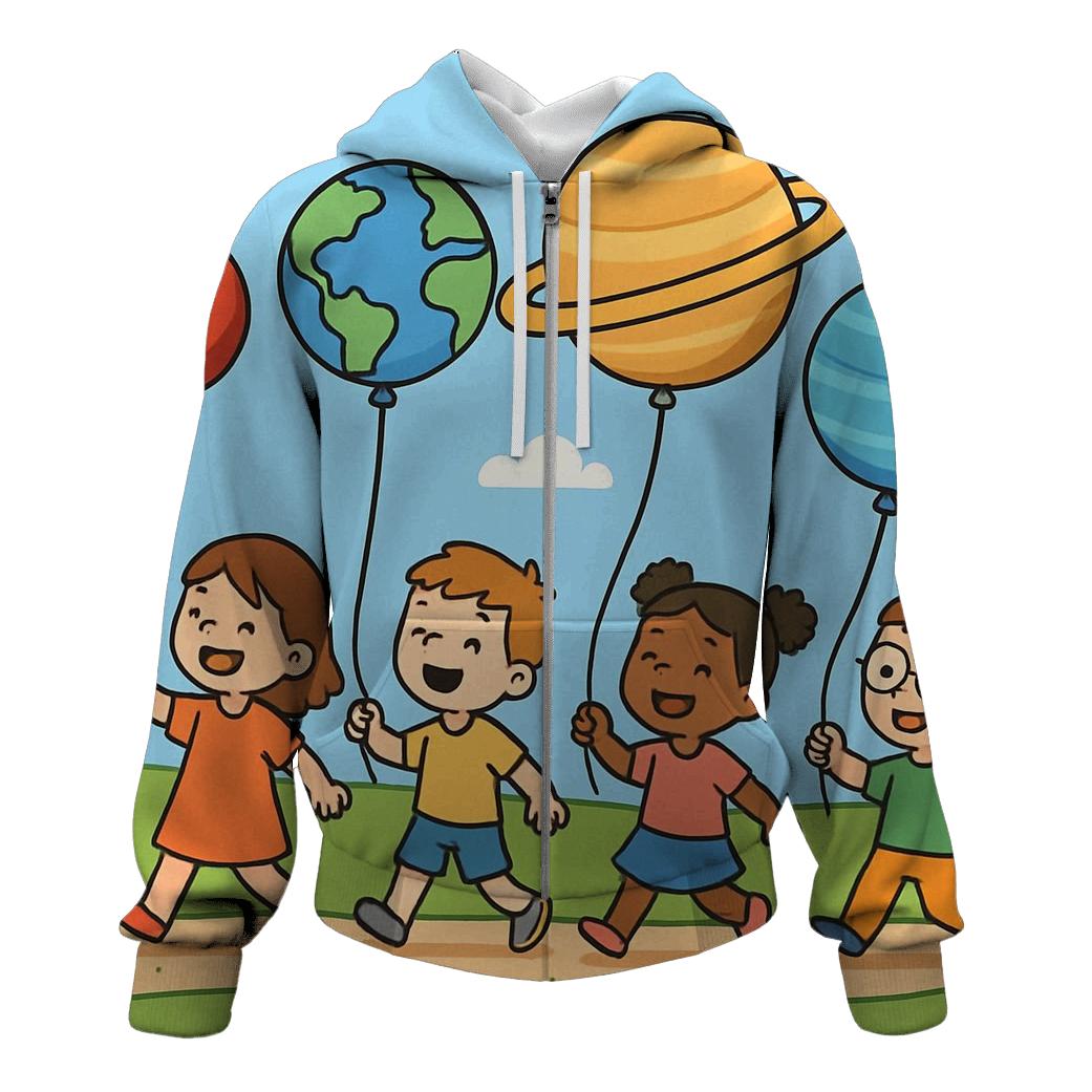 Children Planet Parade pullover hoodies