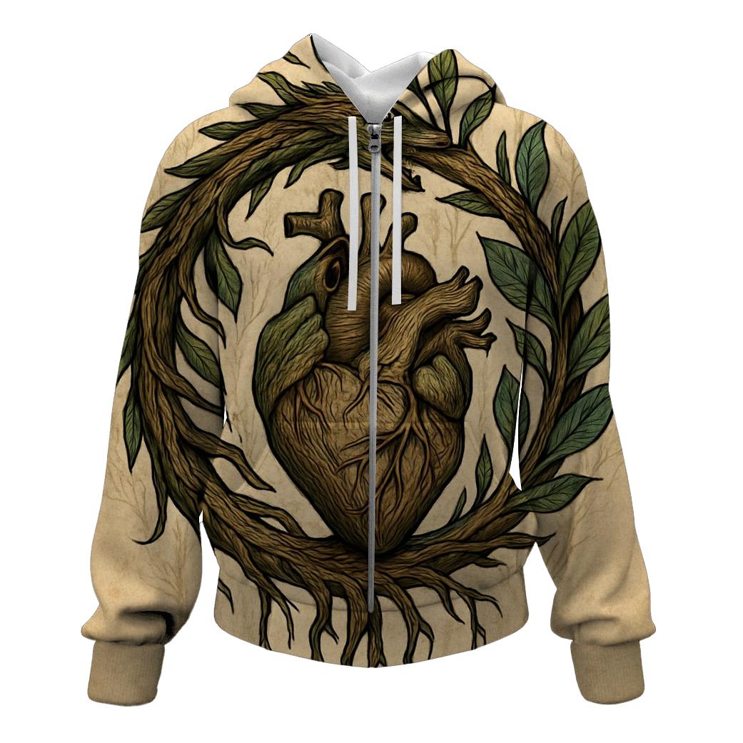 Forest Heart Ouroboros heavyweight hoodies