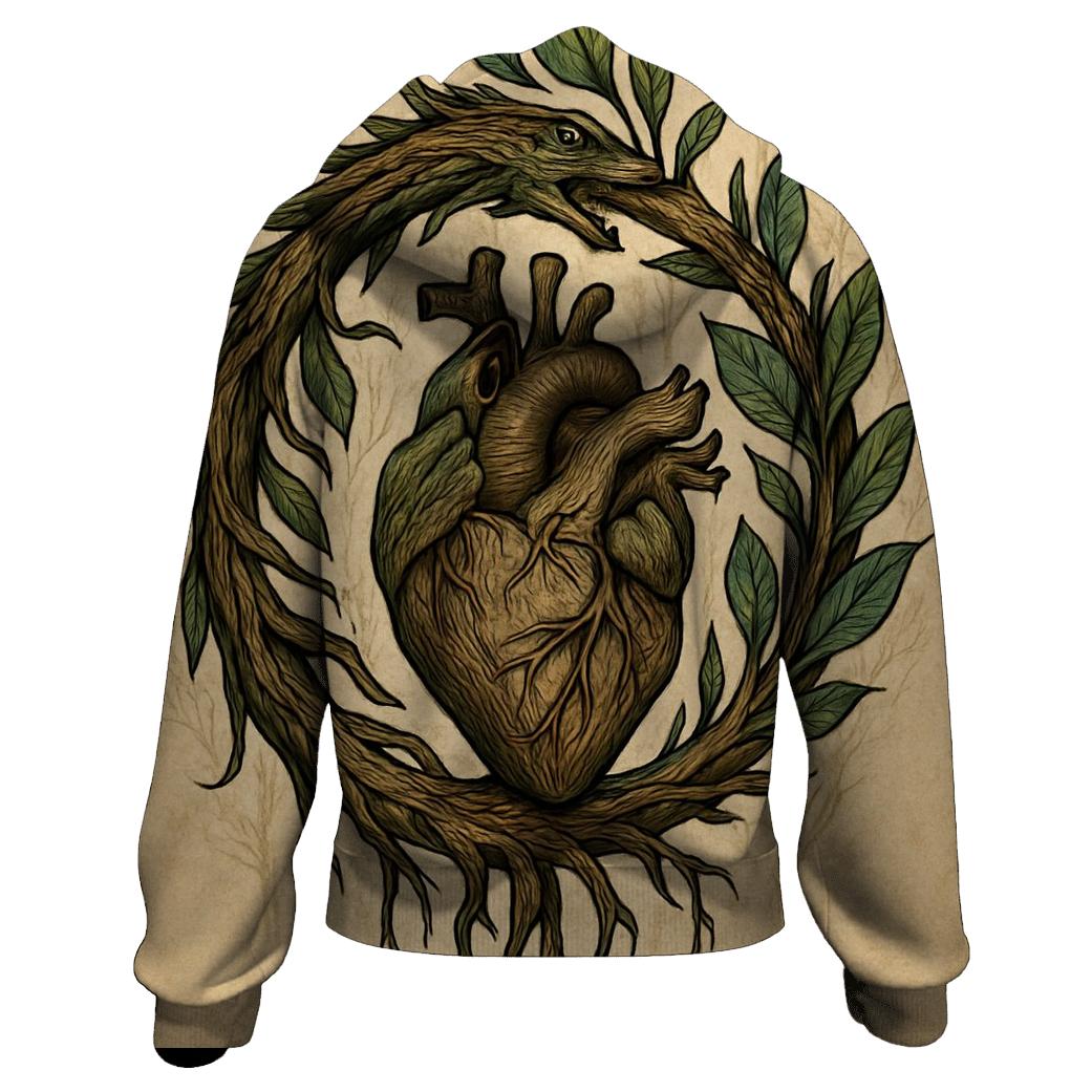 Forest Heart Ouroboros heavyweight hoodies